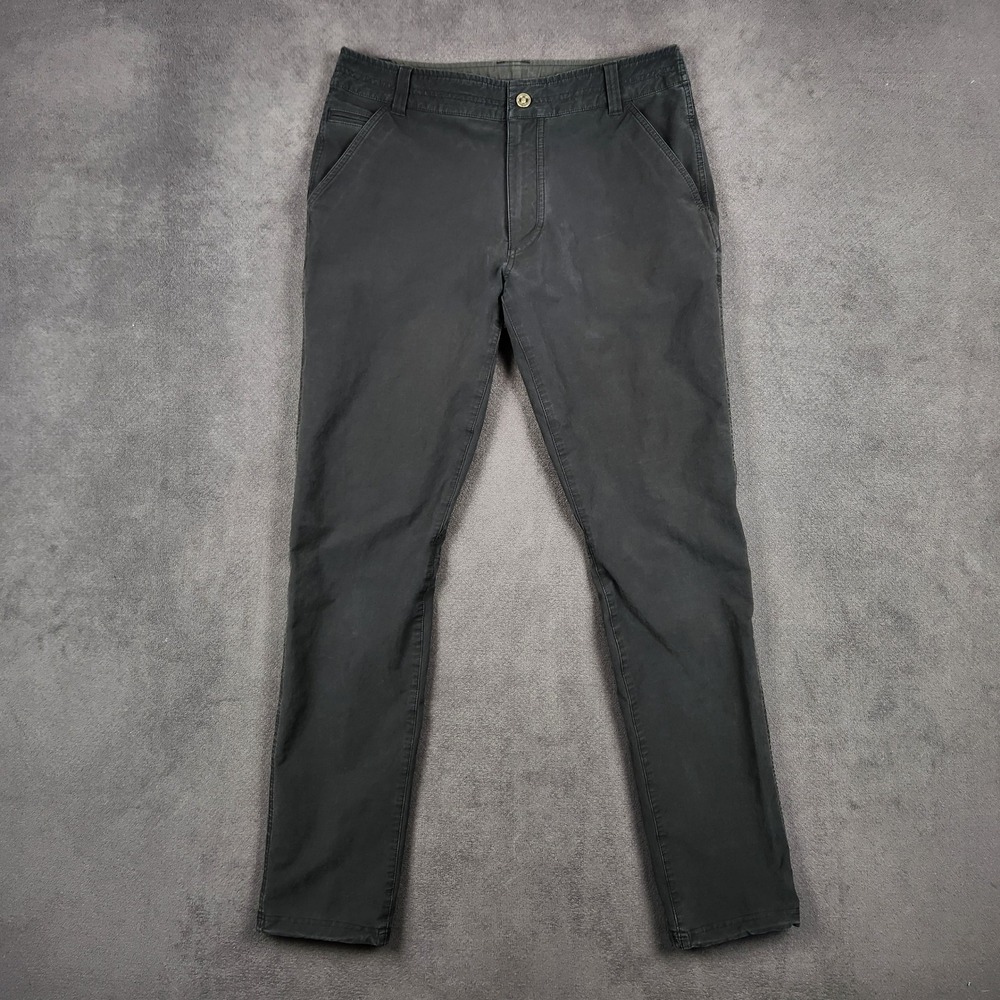 Kuhl Resistor Chino Pants Mens 34x34 Gray Articulated 4-Way Stretch Water Resist